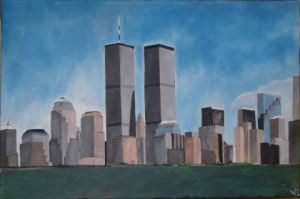 Voir le détail de cette oeuvre: Manhattan before 11/09/2001